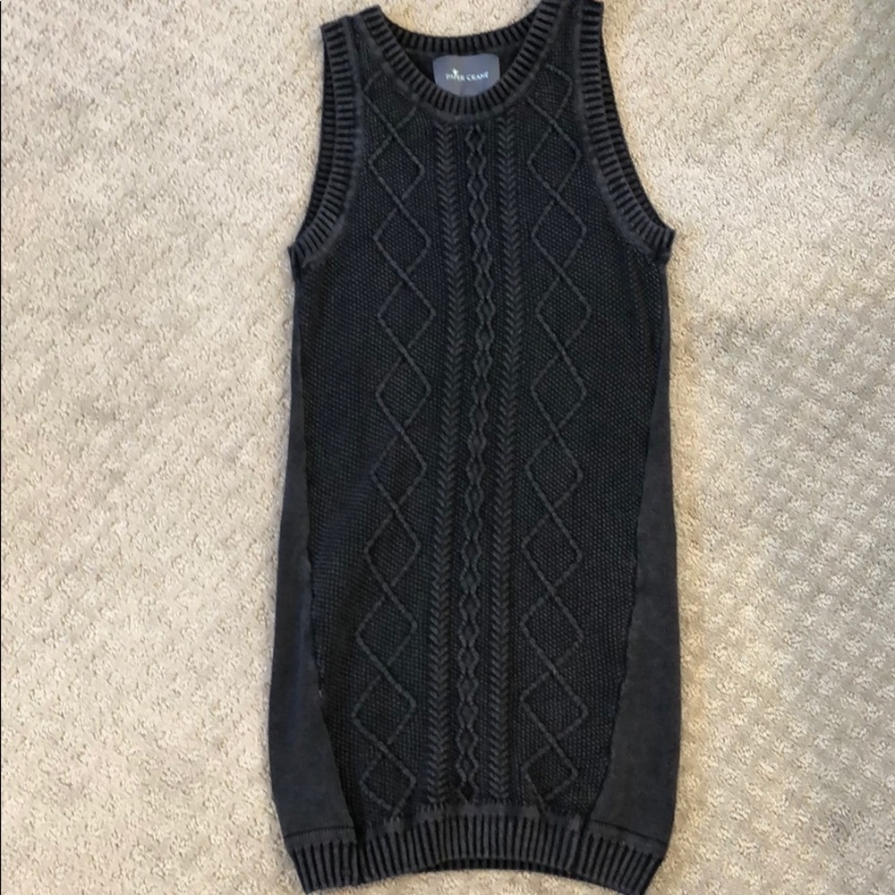 Paper crane cable knit dress size medium M